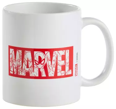 Кофейная чашка Marvel, 12x8,7x10,5 см, белый
