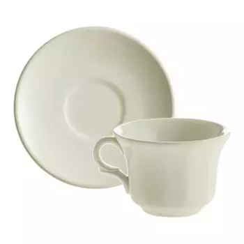 Кофейная чашка с блюдцем Ochavada Blanca La Cartuja de Sevilla, белый