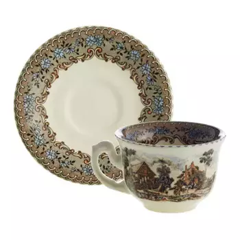 Кофейная чашка с блюдцем Viejo Molino La Cartuja de Sevilla