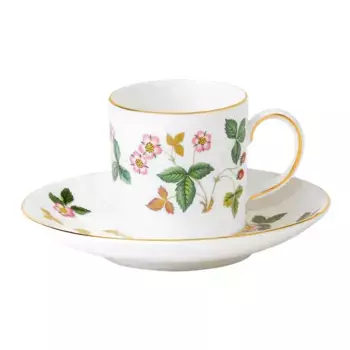 Кофейная чашка Wild Strawb Wedgwood с блюдцем, разноцветный