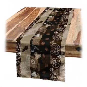 Кофейная дорожка для стола Twentyfour, коричневый