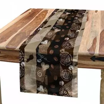 Кофейная дорожка для стола Twentyfour, коричневый