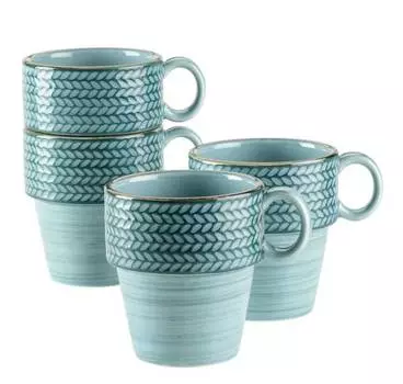 Кофейная кружка prospero (набор из 4 шт.) Mser, синий