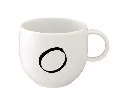 Кофейная кружка с буквами о Villeroy & Boch, белый