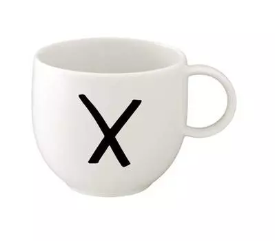 Кофейная кружка с буквами x Villeroy & Boch, белый