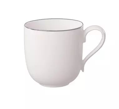 Кофейная кружка Villeroy & Boch, 12x8x9 см, серый/белый