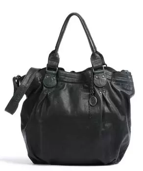 Кофейная сумка-шоппер Klatsch Susan из зерненой кожи Aunts & Uncles, зеленый