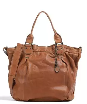 Кофейная сумка-шоппер Klatsch Susan из зерненой кожи Aunts & Uncles, коричневый