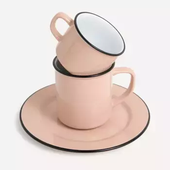 Кофейно-чайный сервиз Umea Rosa El Corte Ingls, розовый