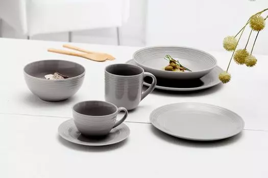 Кофейно-обеденный сервиз 30 шт. Леви серый Ritzenhoff & Breker