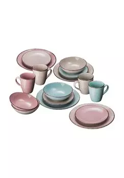 Кофейно-обеденный сервиз естественный вид Galeria Home, бежевый