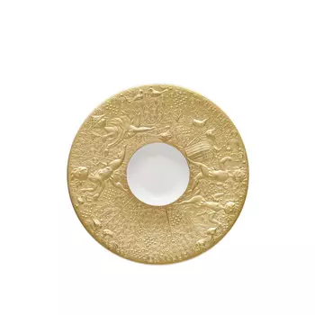 Кофейное блюдце Magic Flute Sarastro 15,5 см Rosenthal studio-line, белое золото