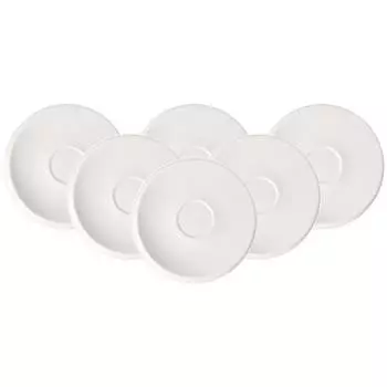 Кофейные блюдца newmoon, набор из 6 шт. Villeroy & Boch, белый