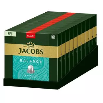 Кофейные капсулы Jacobs Balance, 200 капсул, совместимых с Nespresso*