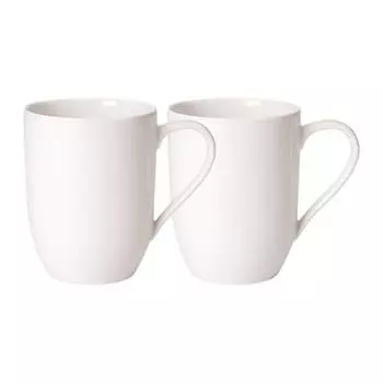 Кофейные кружки for me, набор из 2 шт. Villeroy & Boch, белый