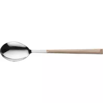 Кофейные ложки PINTINOX «Sushi Moka», (набор, 6 шт.), нержавеющая сталь 18/0 с ручкой из АБС-пластика под дерево, цвет edelstahlfarben/beige