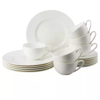 Кофейный набор Jade White 18 предметов Rosenthal, белый