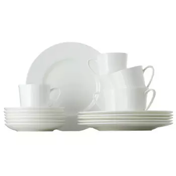 Кофейный набор Jade White 18 предметов Rosenthal, белый