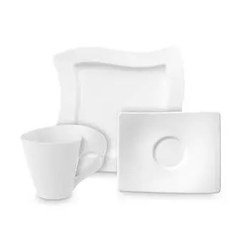 Кофейный набор newwave, 12 предметов. Villeroy & Boch, белый