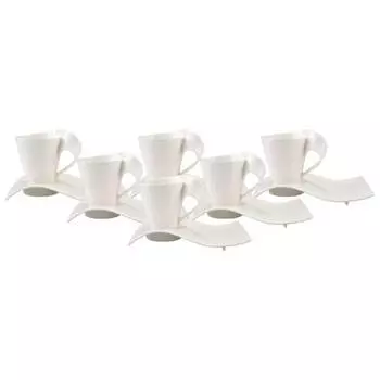 Кофейный набор newwave caff 12 предметов Villeroy & Boch, белый
