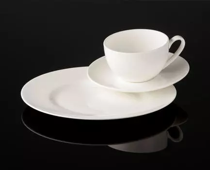 Кофейный сервиз jade white 18 шт Rosenthal, белый