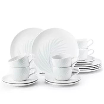 Кофейный сервиз Liberty Mediterranean 18 шт Seltmann Weiden, белый/красочный