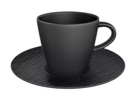 Кофейный сервиз мануфактура рок 2 предм. Villeroy & Boch, черный