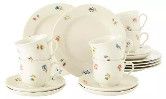 Кофейный сервиз marieluise, 18 предметов. Seltmann Weiden, мультколор