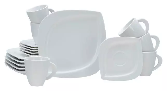 Кофейный сервиз мельбурн 18 шт Creatable, кремовый