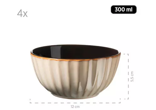 Кофейный сервиз Mser, светло-коричневый