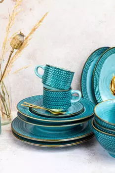 Кофейный сервиз prospero 12 шт Mser, синий