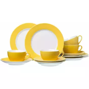 Кофейный сервиз Ritzenhoff & Breker «набор посуды, сервиз», (набор, 12 предметов), 12 предметов, на 4 персоны, цвет sonnengelb