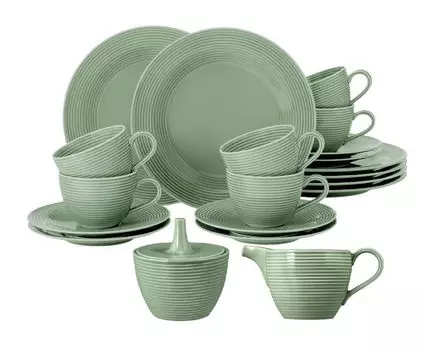 Кофейный сервиз Seltmann Weiden Beat Sage Green 20 шт