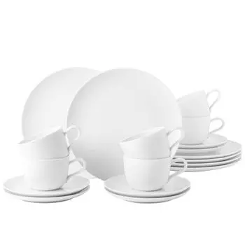 Кофейный сервиз Seltmann Weiden Liberty белый модерн