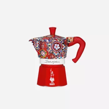 Кофеварка Dolce & Gabbana Bialetti Moka Express, красный