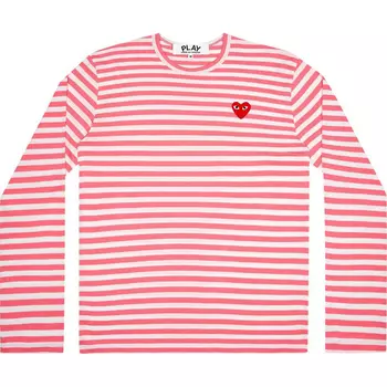 Кофта Comme des Garons PLAY Pastelle Striped 'Pink', розовый