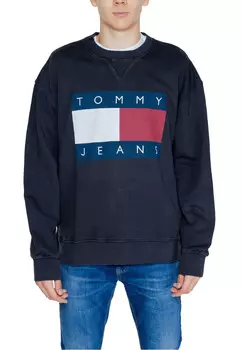 Кофта Tommy Jeans хлопковая, черный