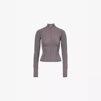 Кофта Ultimate Adanola на молнии из эластичного джерси, серый