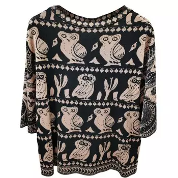 Кофта женская Chanel с принтом, черный