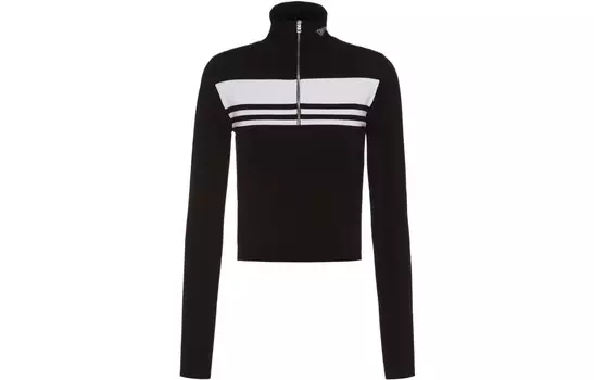 Кофта женская Prada на молнии, черный