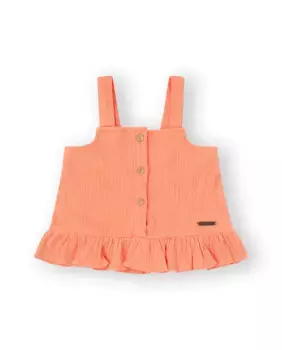 Кофточка для девочки кораллового цвета на пуговицах Canada House, коралловый