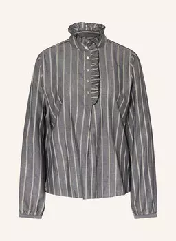 Кофточка-Рубашка mmbiles из пряжи с блестками Mos Mosh, синий