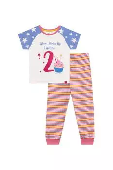 Когда я проснусь, у меня будет две пижамы на день рождения Harry Bear, розовый