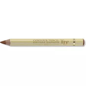 KOH-I-NOOR 3222 Контурный кремовый круглый карандаш для рисования, коричневый