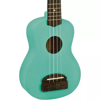 Кохала Тики Сопрано Гавайская гитара Sea Foam Green Kohala