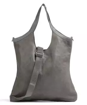 Kohlmarkt 105 шопер из зернистой яловой кожи Taschendieb Wien, серый