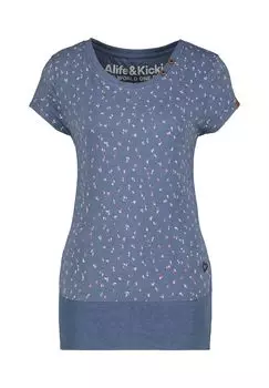 Коко Футболка AK B ALIFE AND KICKIN, цвет Nightblue Melange