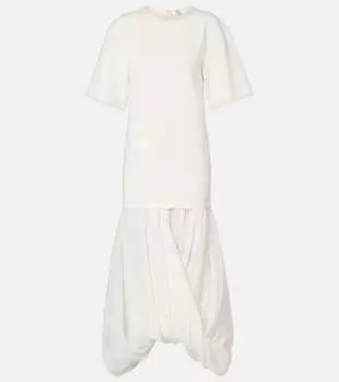 Кокон миди платье Toteme, белый