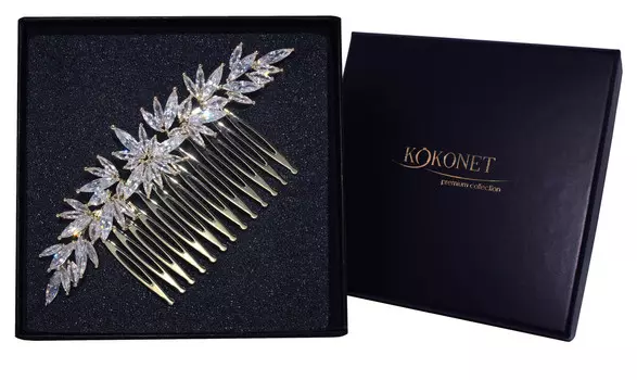 Коконет, позолоченный свадебный гребень GLAM CHIC Kokonet
