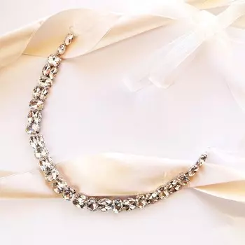 Коконет, Серебряная повязка для волос, Связанная, Впечатляющая свадьба Kokonet